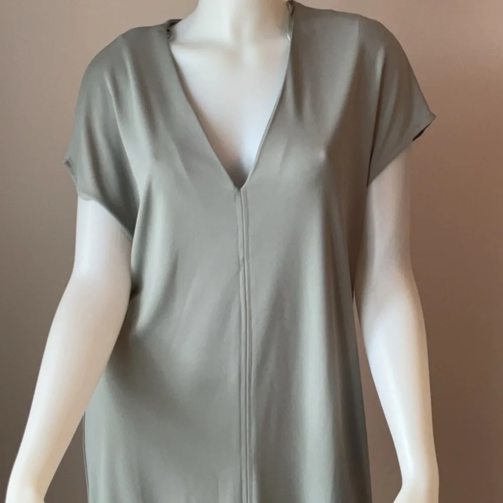 Zara V-Neck Tunic Dress - Picture 4 of 11